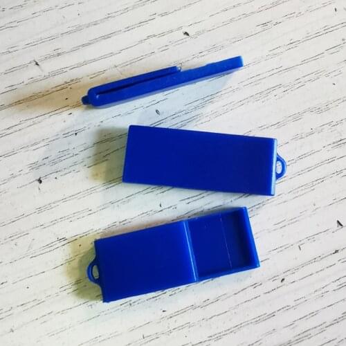 50 Pieces No logo Mini Plastic USB Shell Has tail they suitable for Long UDP flash ABS shell It is no memory