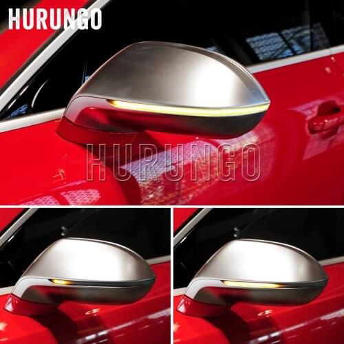 2pcs/lot Dynamic Turn Signal Light for Audi A7 2010 2011 2012 2013 2014 2015 2016 2017 2018 Side Rear View Mirror Indicator