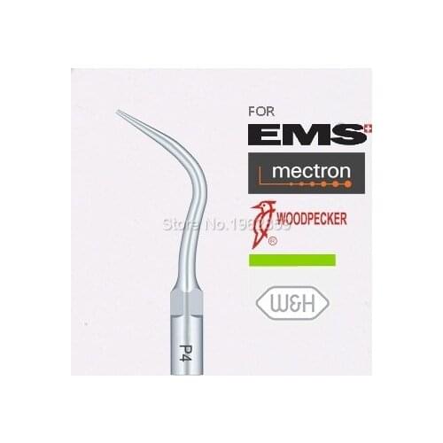 2pcs P4 Dental Ultrasonic Scaler Scaling Tips fit EMS Woodpecker UDS Handpiece Tip Tools