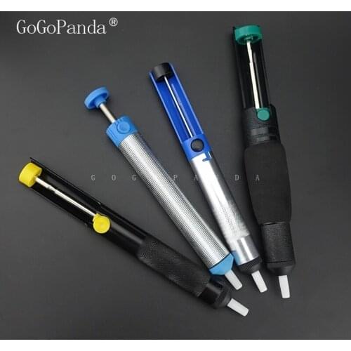 Free Shipping Solder Sucker Suction Tin Desoldering Gun Soldering Iron Pen Hand Tools Desoldering Pump 4.5kg ABS Material