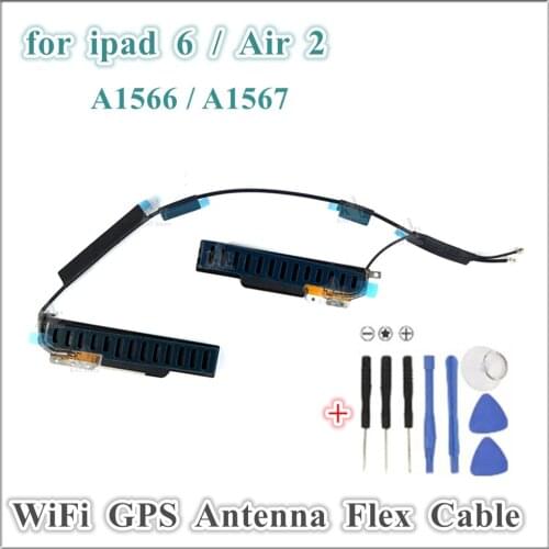 1Pcs WiFi GPS Wireless Signal Antenna Connector Flex Cable Replacement Parts for iPad 6 Air 2 A1566 A1567