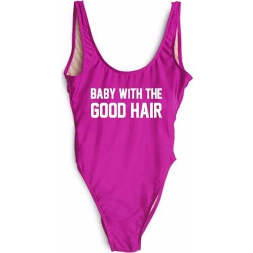 BABY WITH THE GOOD HAIR Women Romper Top Bodysuit Sexy Backless Swimwear Bathing Suit Jumpsuits Beachwear One Pieces suit