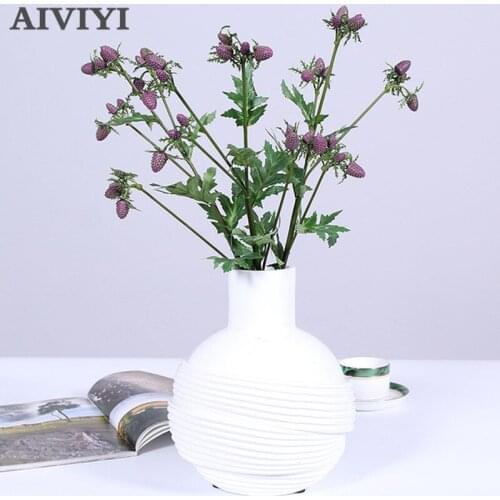 Simulation fruit small thorn fruit strawberry feel simulation plant home garden decoration potted flower green plant