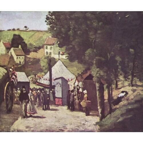 Handmade Oil Painting Reproduction on linen canvas,don-quixote-view-from-the-back BY paul Cezanne ,Free Shipping ,TOP quality