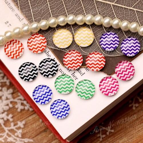 32 pcs MIX 12mm 20mm 25mm 30mm Handmade Round Glass Cabochon beads-Image Glass Cabochon-(HPGC-MIXSS-AB-3)