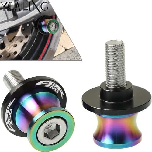 M8mm Swingarm Stand Screws CNC Motorcycle Swing Arm Spools Sliders bobbins FOR HONDA CBR250 CBR250R CBR250RR 1989 1990 1988-2019