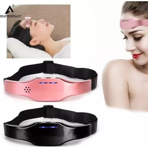 Masajeador cabeza electrodos estimulador ten fisioterapia Insomnia Massager Eliminate Migraine Headache Hypnotic Apparatus relax