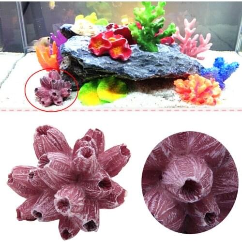Aquarium Mini Artificial Resin Coral Tree Underwater Ornament Fish Tank Decor