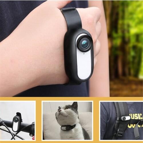 Multifunctional Expansion Tie Protective Case Silicone Sleeve Cover for lnsta360 GO 2 Accessories