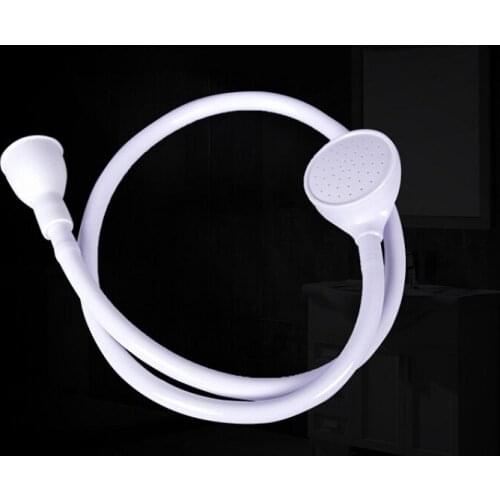 Bathroom Shower Head Spray Drains Strainer Hose Sink Washing Hair Wash Shower Filter Head Pet Washing Water Saving Shower Head