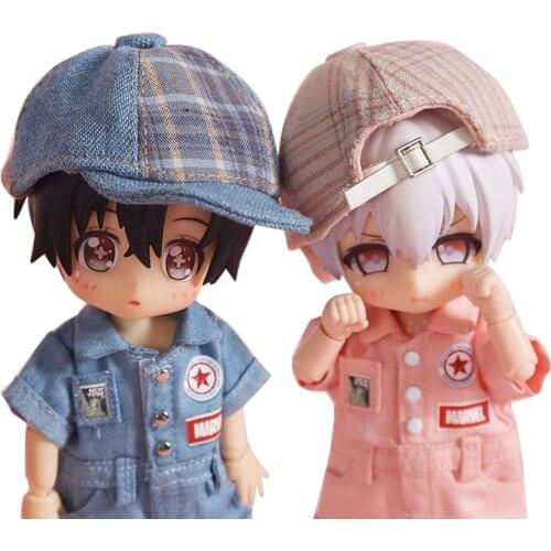 New ob11 baby clothes cap hat bjd hat for obitsu11,molly ,PICCODO, GSC clay head ,1/8 1 / 12bjd baseball cap doll accessories