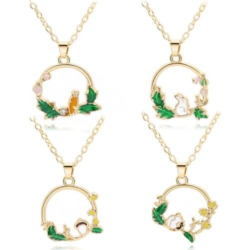 Castle in the Sky crystal pendant necklace Hayao Miyazaki Japanese Styles animal Cartoon link chain Womens favorite gifts