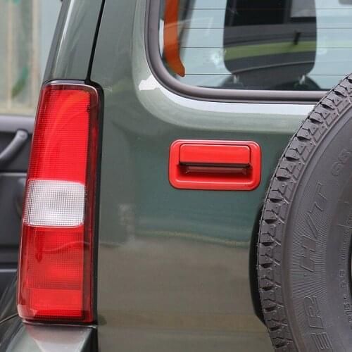 Car-Styling 2 PCS High Quality Rear Trunk ABS Door Handle Cover Stickers For Suzuki Jimny Car Accessories Free Shipping New