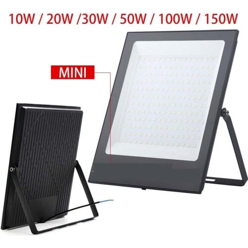 LED Floodlight 220V Mini Spotlight 10W 20W 30W 50W 100W 150W Outdoor Lighting Wall Reflector Street IP66 Waterproof Garden Lamp