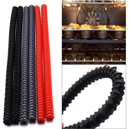Heat Insulated Silicone Oven Shelf Rack Guard Clip Avoid Scald Bar Protector