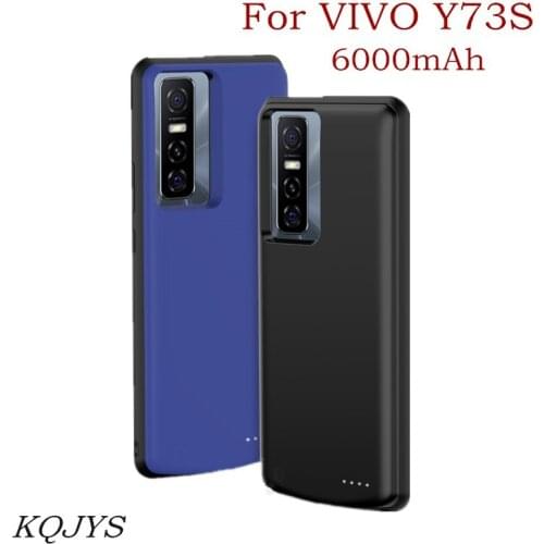 KQJYS Power Bank Battery Charging Cover For VIVO Y73S Battery Case Portable Phone Battery Charger Cases for VIVO Y73S Power Case