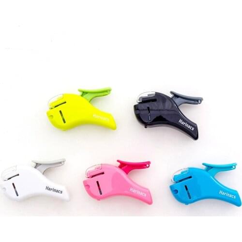 1Pc KOKUYO Japan Stationery Awards Stitchless Stapler Mini Embossed Air Environmental Friendly Portable Labor-saving Stapler