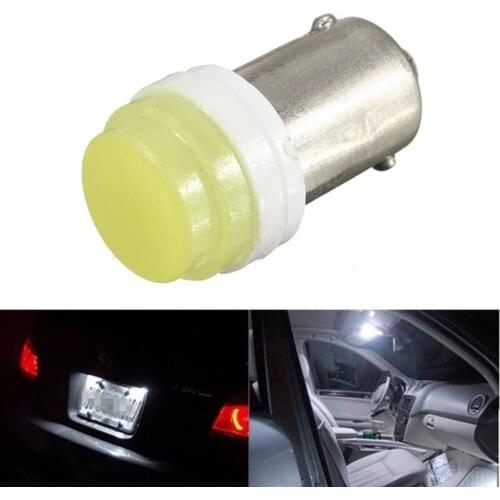 2/3/4pcs BA9S T4W 363 1895 233 Super Bright Round 3D COB LED Pure White License Plate Light Bulb Auto Lamp Marker Light DC 12V