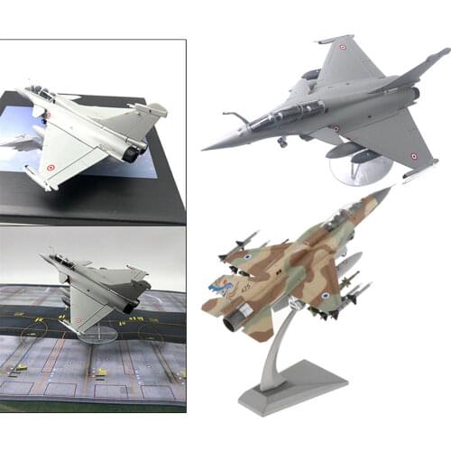 2pcs 1/72 Dassault Rafale Plane Fighter Alloy & JF-16I Diecast Aircraft