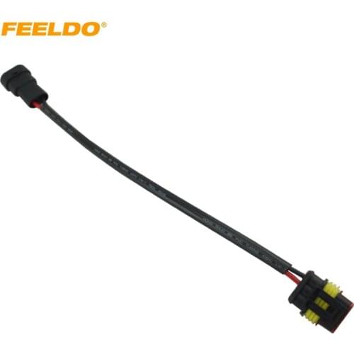 FEELDO 2Pcs Power Cord Wire Harness For KOITO/Keboda/Philips Factory Original D1 OEM Xenon HID Ballast