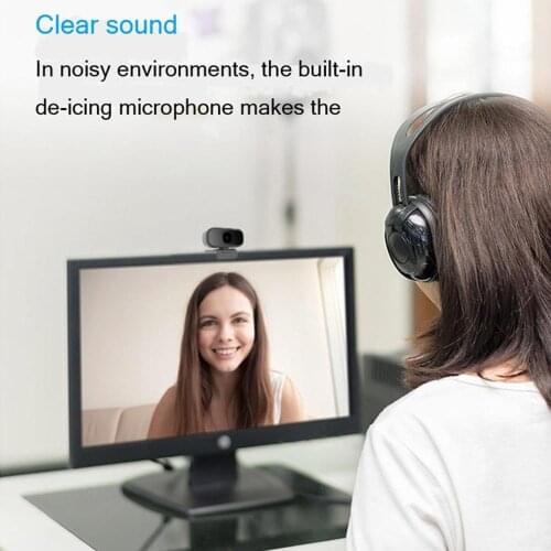 720P HD Mini Computer Webcam Anti-peeping Rotatable Adjustable Free Drive Camera For Live Broadcast Video Conference Work