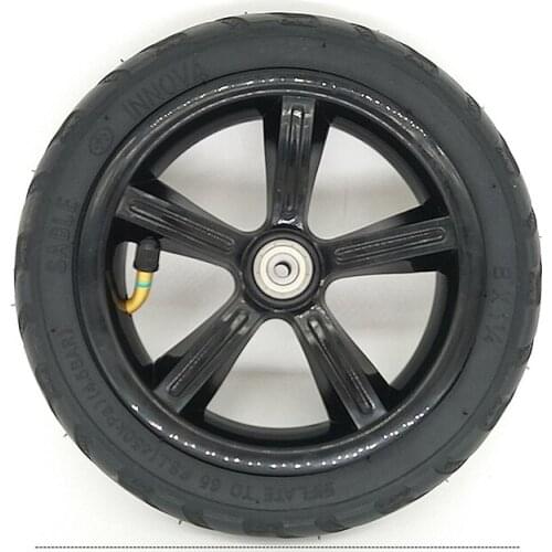 8 Inch Electric Scooter Tire 8X1 1/4 (200*45) Pneumatic Tire Full Wheel Butyl Rubber Inner Tube Anti-skid Shock Absorption Tyre