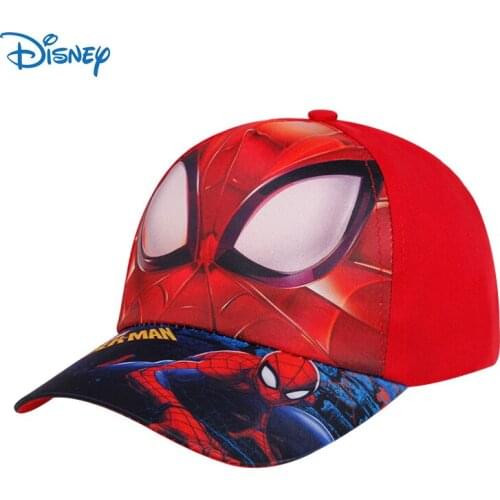 Disney Marvel Childrens Hat Spiderman Kids Boys Girls Baseball Cap Adjustable Sun Hat Casual Hat Suitable for 3-8 Years Old