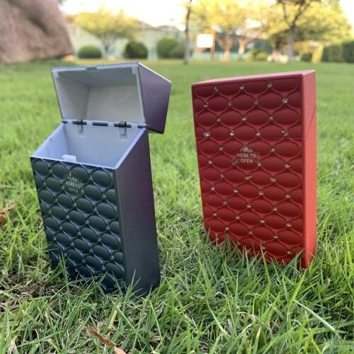 HORNET Fashion Plastic Cigarette Case Cover 87MM*55MM*22MM Regular Cigarettes Storage Case Holder Hard Plastic Tobacco Boxes