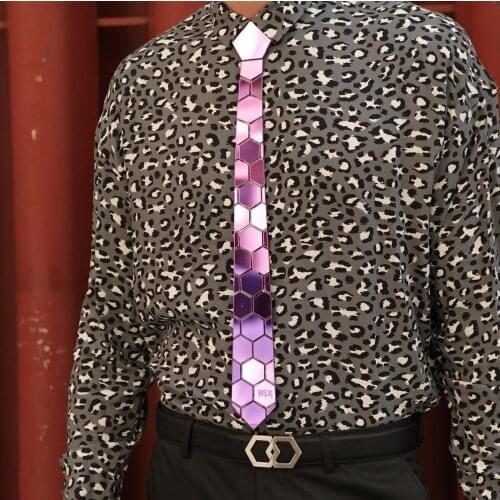 Classy Purple Mirror Necktie Designer Brand Fashion Accessory Wedding Gift Men Skinny Plum Ties Luxury Stylish Cufflink Tie Sets