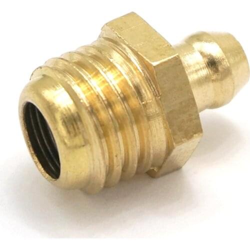 M12 Pitch 1.5mm Metric Male Thread Brass Grease Zerk Nipple Fitting For Grease Gun Machine Tool Accessories
