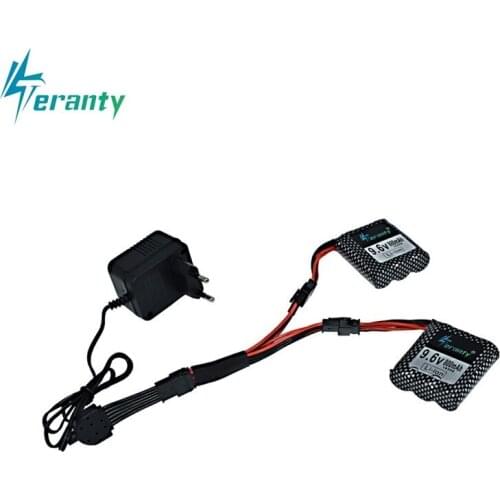 9.6v Li-ion Battery with Charger for 9115 9116 S911 S912 RC Car Truck Spare Upgrade 800mah 9.6V Rechargeable battery for toy Car