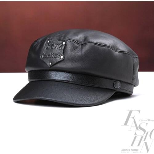 Svadilfari new 2018 military hat 100% high quality cow leather winter warming men women cap for father free shipping hot sale