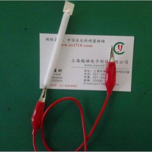 10*10*0.1 platinum electrode working PT electrode platinum sheet to send crocodile mouth clamp line 99.99 purity