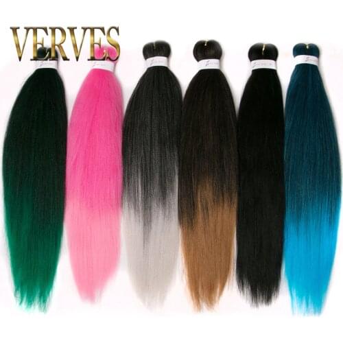 VERVES Braiding Hair 1 piece 26 inch Jumbo Braids 100g/piece Synthetic ombre heat resistant Fiber Hair Extensions crochet braid