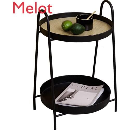 Wheat All Simplicity Modern Iron Edge Several Household A Living Room Small Tea Table Originality Circular Sofa Light