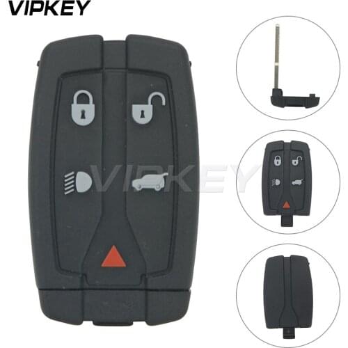 Remotekey 3043A-TX9 4 button with panic for Landrover LR2 2008 2009 2010 2011 replacement case cover shell