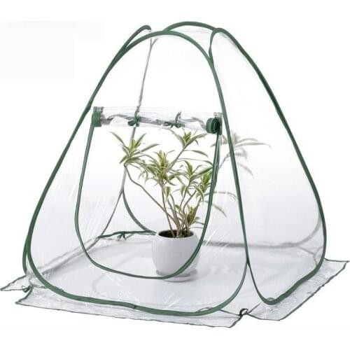 Pvc Collapsible Greenhouse Greenhouse Mini Flower House Planting Cover Insect-proof Bird Cover