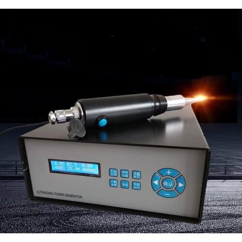 Handheld Ultrasonic Spot Welding Machine, Sound Insulation Cotton Spot, Plastic Car Door Panel Welding Machine