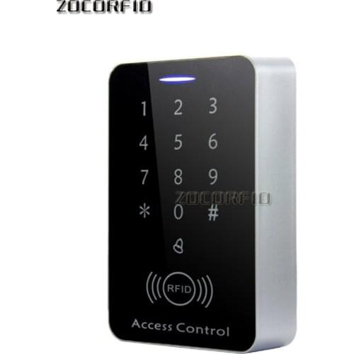 Touch keypad with 10pcs EM crystal keychains RFID Access Control Keypad digital panel Card Reader For Door Lock System