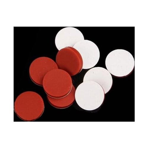 100pcs/lot 8mm*1.5mm White PTFE/ red Silicone septa septum for 2ml thread injection sample bottle Jaw Chromatography vial