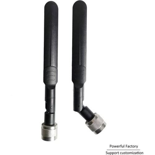 N male foldable router aerial 698-2700MHz GSM 3G LTE 4G Omni Rubber Antenna 8dBi