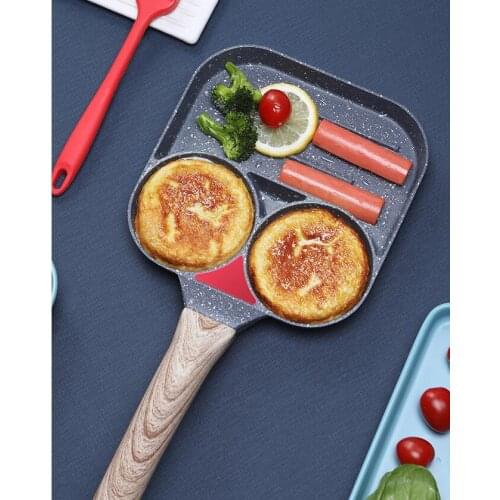 Pan fried egg hamburger pan non stick pan pan pan small pan multi hole pan fried egg artifact home breakfast steak pancake pan