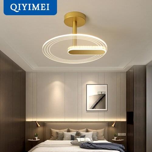 QIYIMEI Modern LED Chandelier Lights For Hotel Dining Bar Bedroom Living Study Room Indoor Lighting Decoration Lamps Lustre