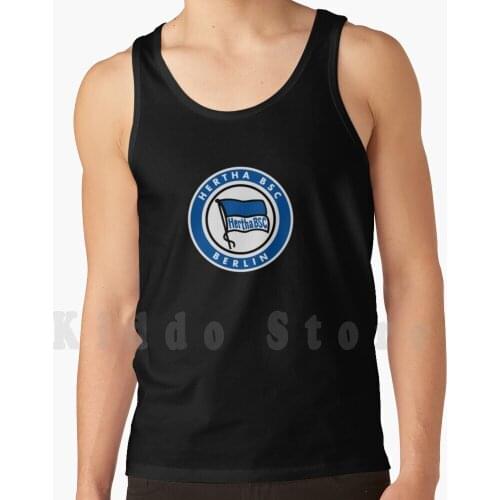 Hertha , Sport-Club Hertha Bsc Tank Tops Vest 100% Cotton Hertha Bsc Soccer Football Berlin Germany 7 Hertha Leckie
