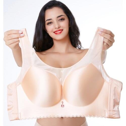 Ultra-thin large size bra tube top push up bra plus size bra brallette mujer bras for women