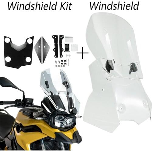 For BMW F850GS F750GS F 750 850 F750 F850 GS 2018-2020 Motorcycle Adjustable ABS Windshield Windscreen Wind Deflector Protector