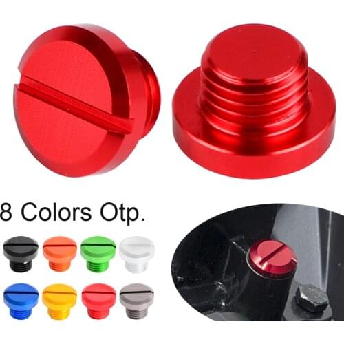 M10*1.25 Mirror Hole Plug Screw For Suzuki DRZ400/S For Honda CB 250F HORNET/DX CB750 CB1300 CB1100/EX/RS CRF1000F AFRICA TWIN