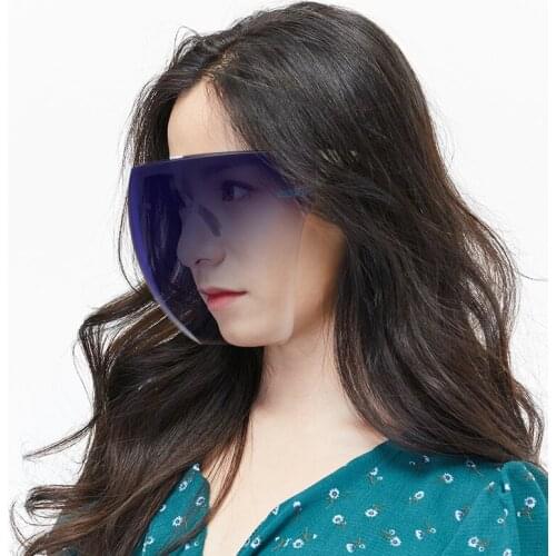 Mens Womens Faceshield Protective Glasses Goggles Safety Colorful Glasses Anti-Spray Mask Protective Goggle Glass Sunglasses