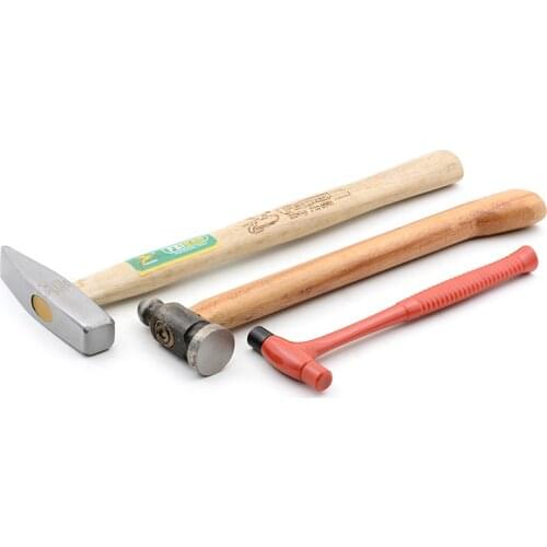 Gold and silver jewelry gold tools square hammer red hard plastic hammer small hammer repair hammer iron ball hammer