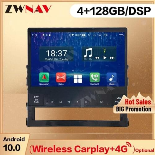 128G Carplay 2 Din For Toyota Land Cruiser 2020 Android 10.0 Screen Car Player Audio Radio GPS Navigation Head Unit Auto Stereo